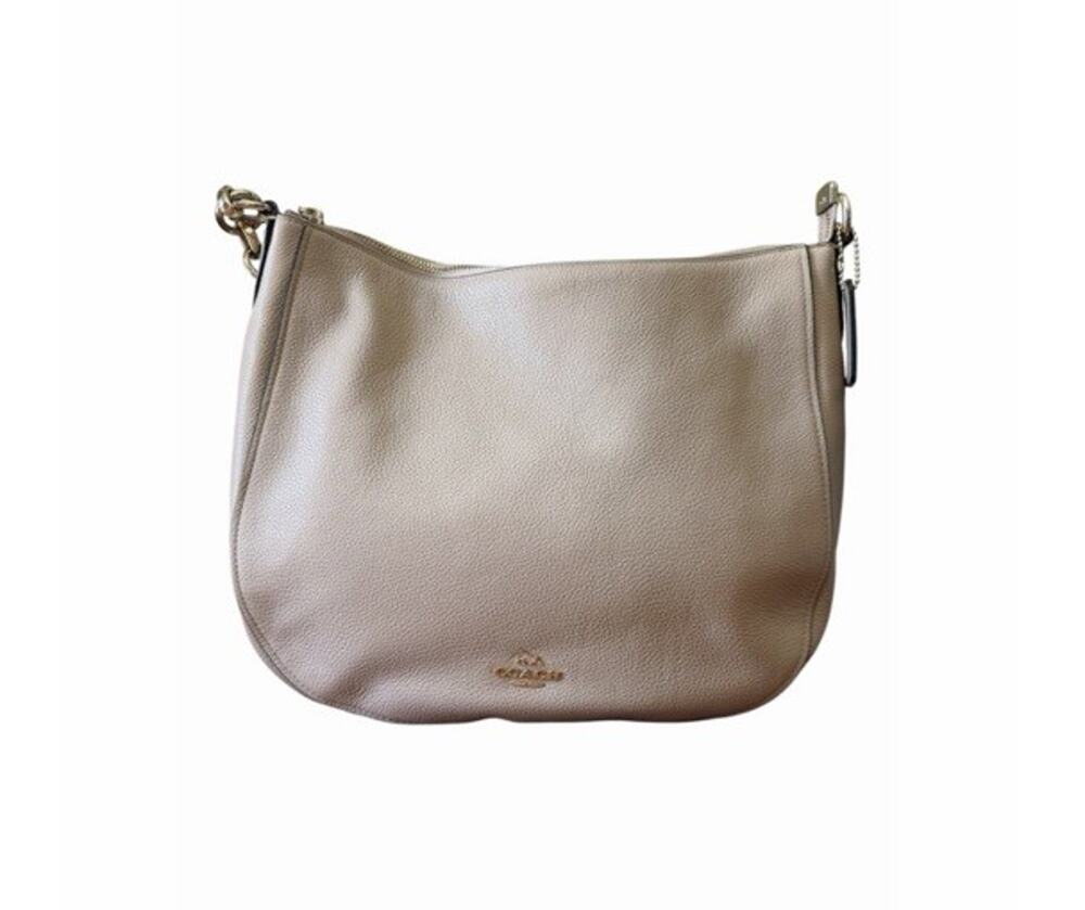 Coach Chelsea Hobo 32 Beechwood Pebbled Leather Shoulder Bag
